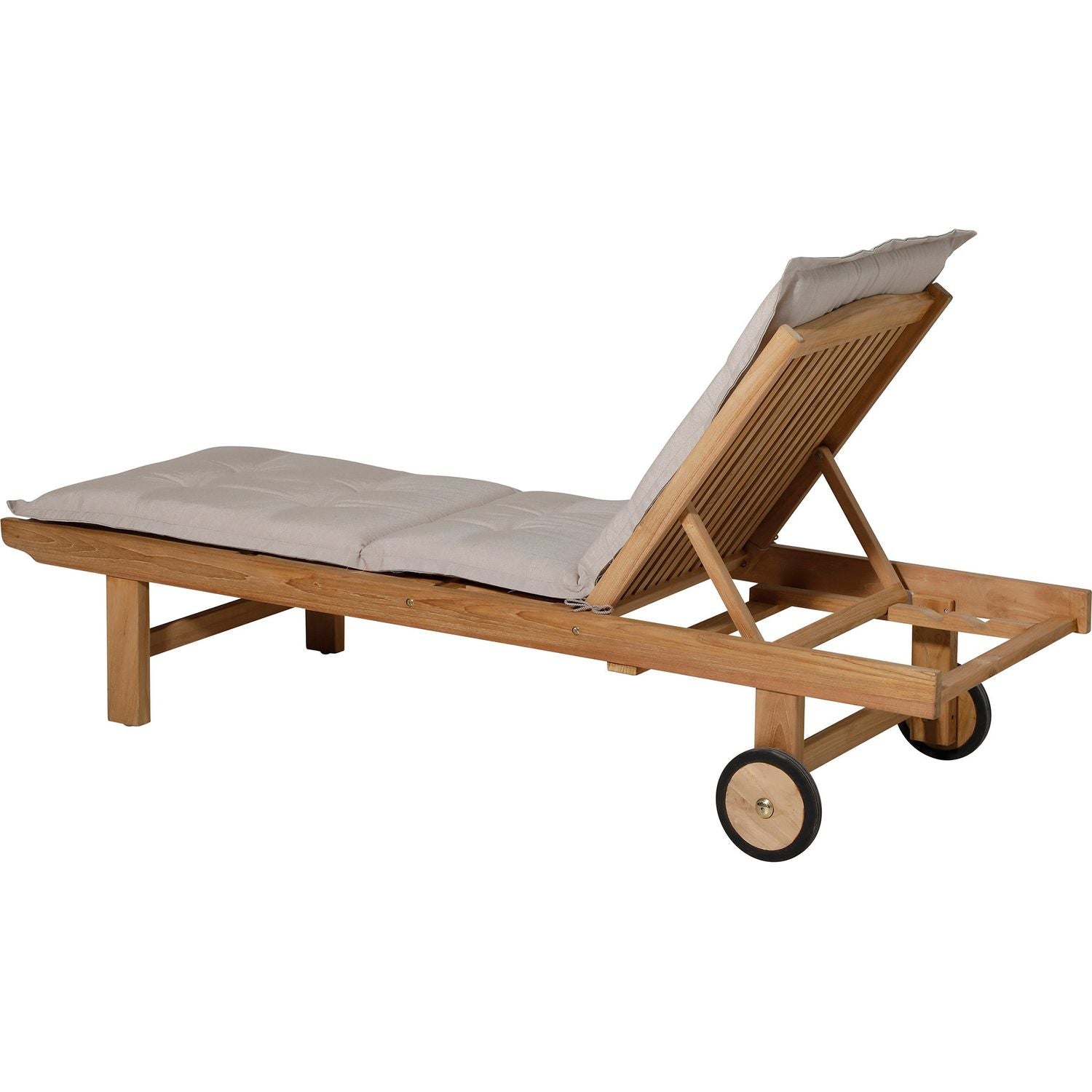 MADISON - Cuscino Lettino Panama Serie Panama Beige 200x60 cm